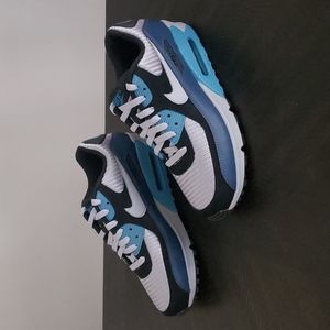 Nike Air Max Blue and White Athletic Shoes